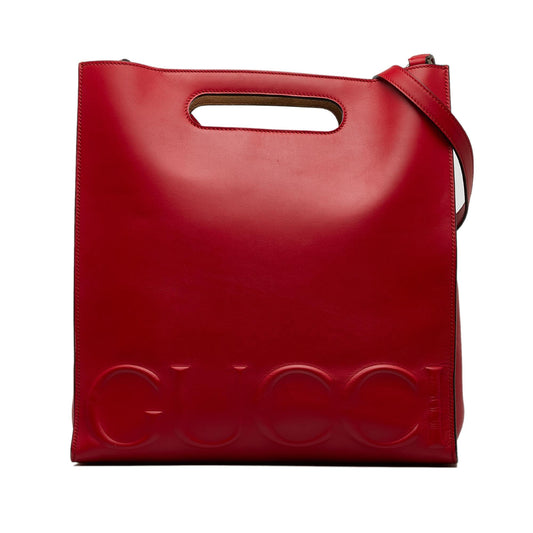 Gucci Medium Logo-Embossed XL Tote Bag (SHG-jnSovi)