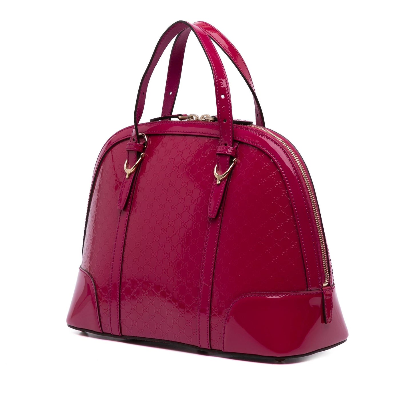 Gucci Medium Microguccissima Patent Nice Dome Satchel
