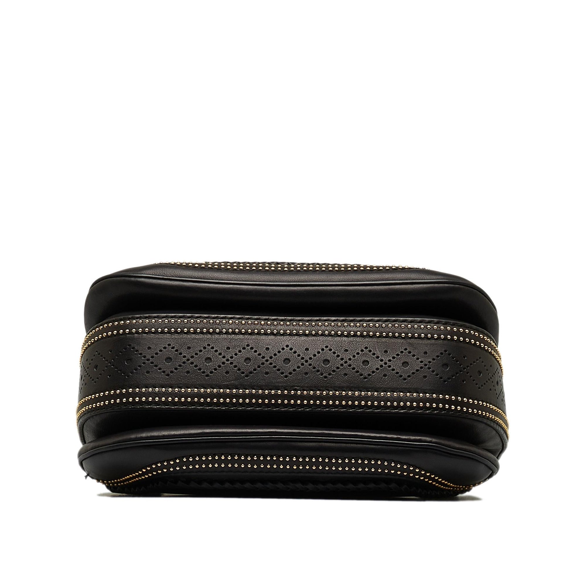 Gucci Medium Studded New Bamboo Tassel Satchel (SHG-LOkrtI)