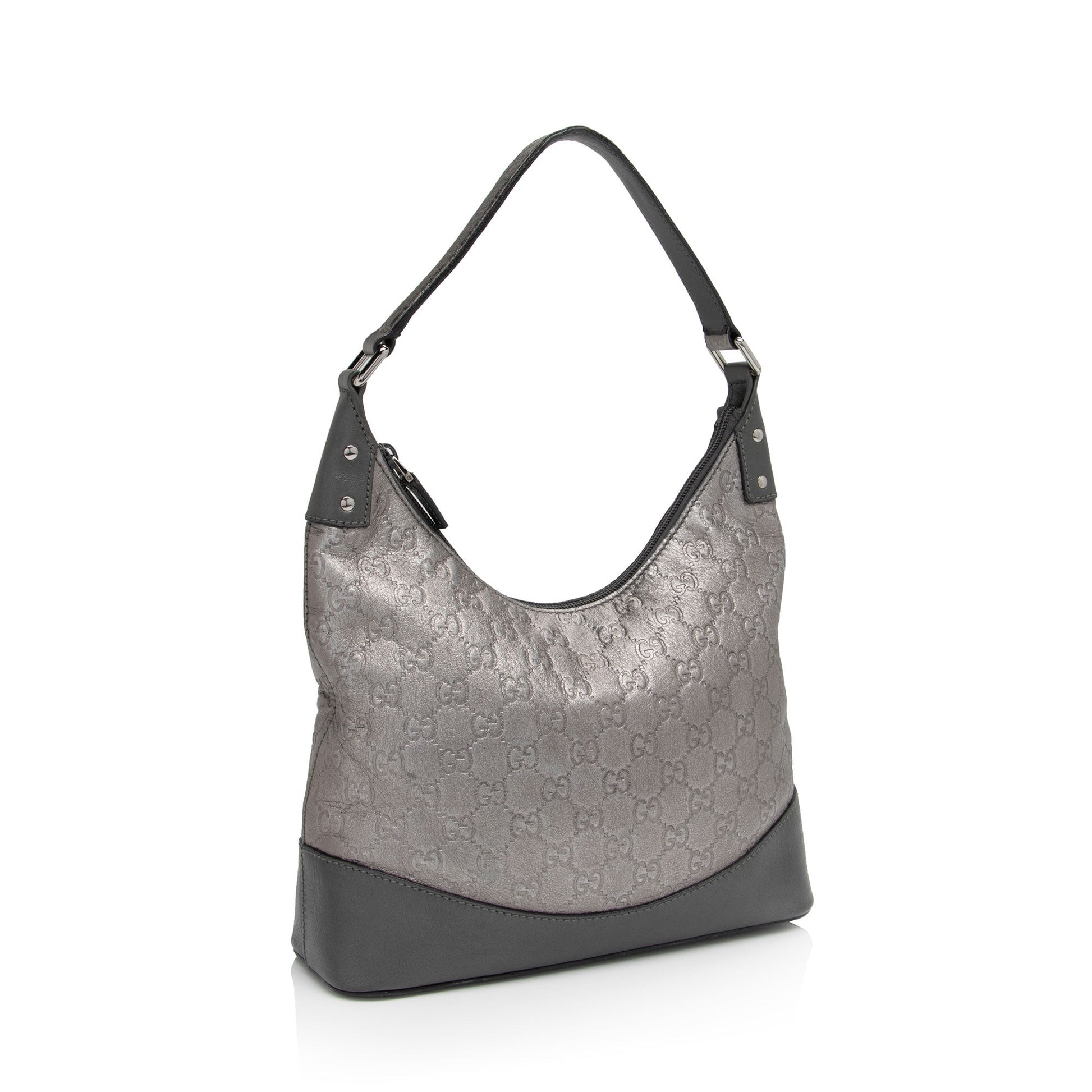 Gucci Metallic Guccissima Leather Small Hobo (SHF-WaBJWh)
