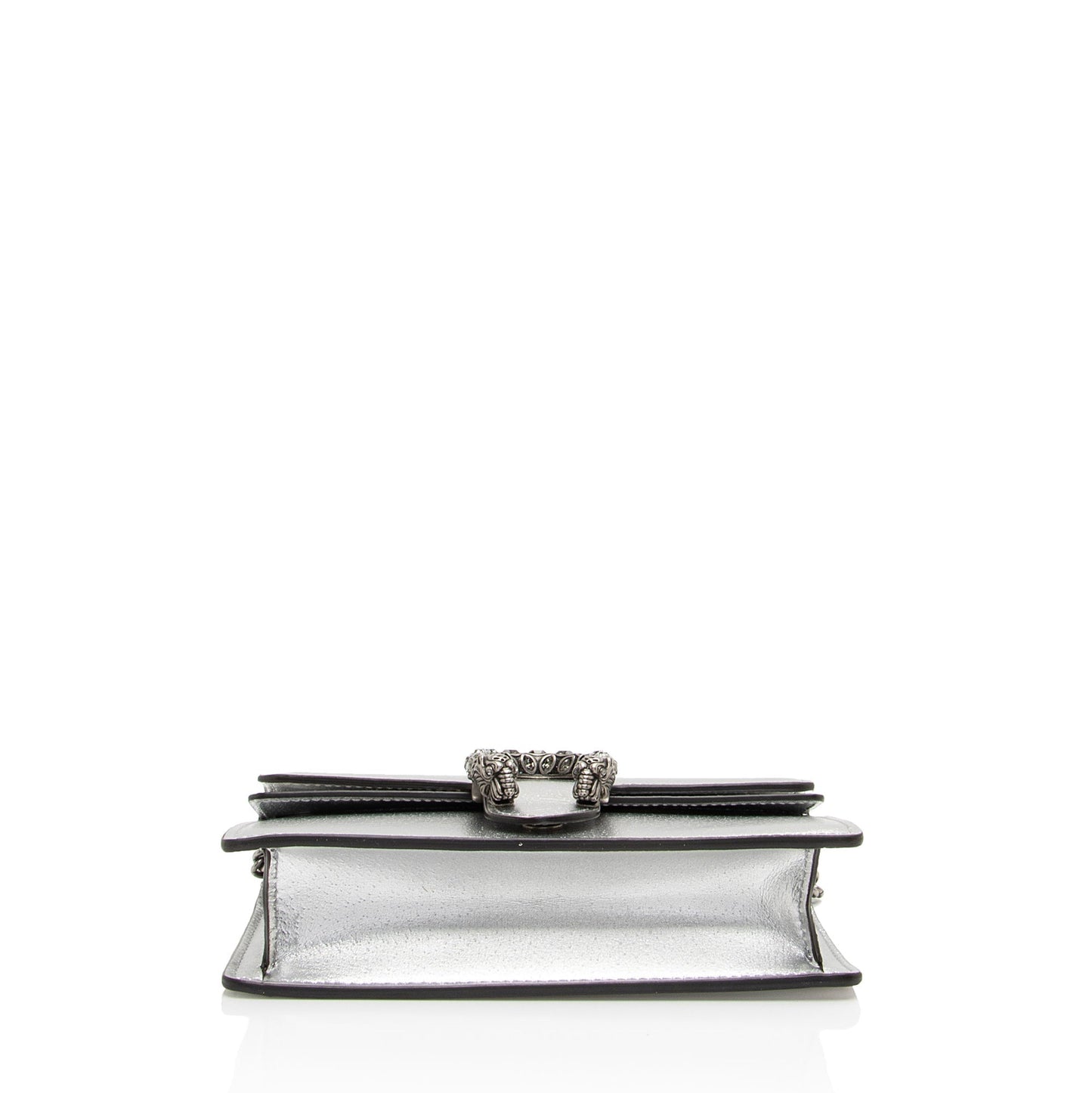Gucci Metallic Leather Dionysus Super Mini Bag (SHF-PQUwUw)