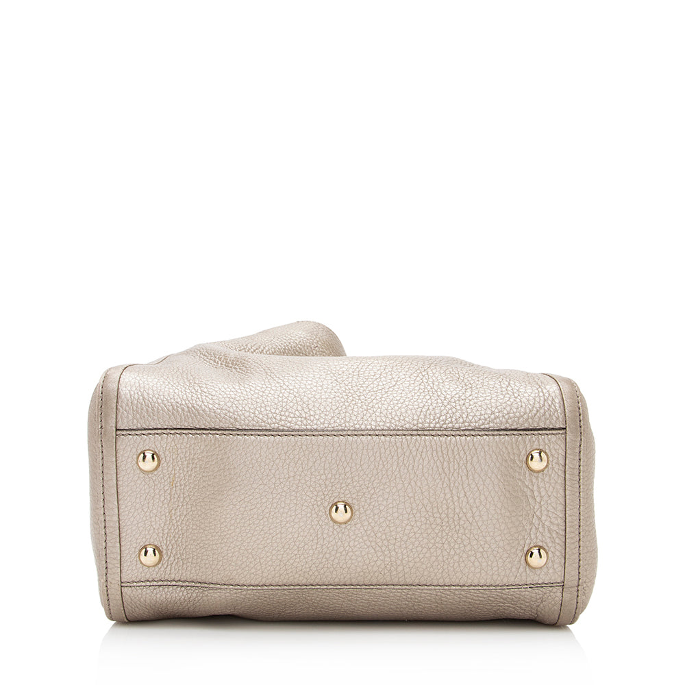 Gucci Metallic Leather Soho Small Tote (SHF-21667)