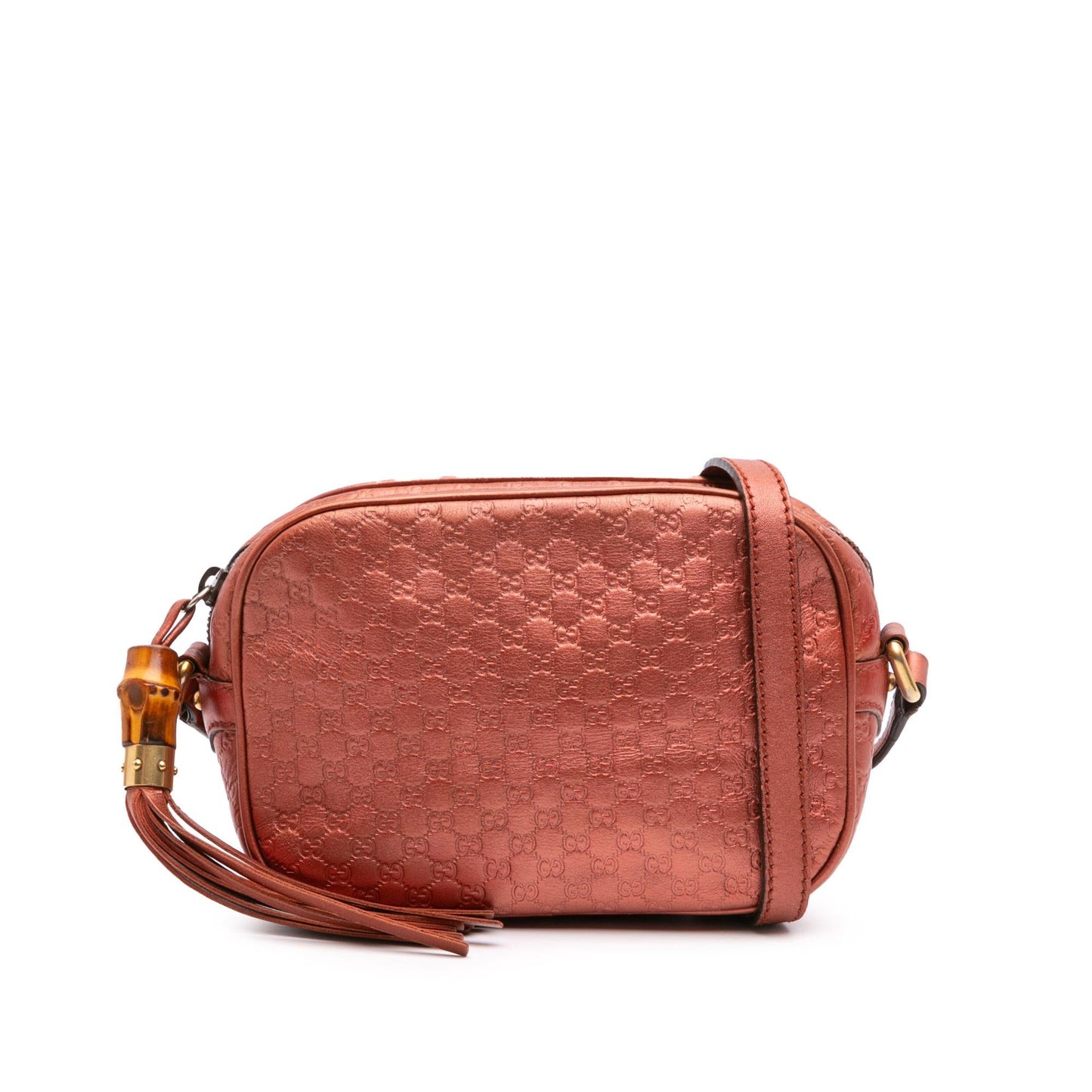 Gucci Metallic Microguccissima Sunshine Disco Camera Bag