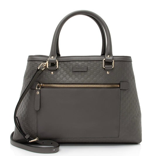 Gucci Microguccissima Leather Soft Medium Tote (SHF-23258)