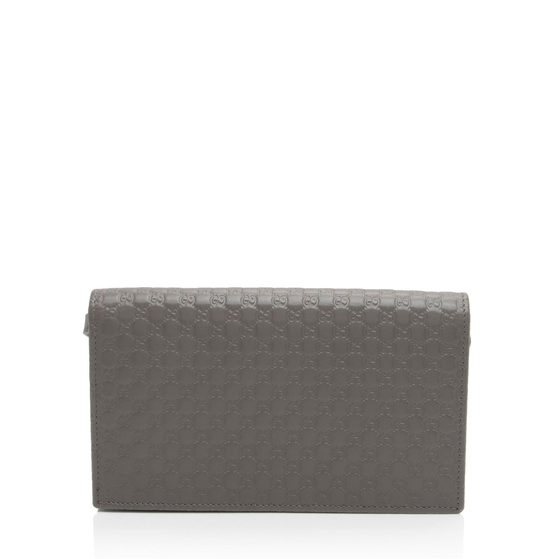 Gucci Microguccissima Leather Wallet Crossbody (SHF-XieKjF)