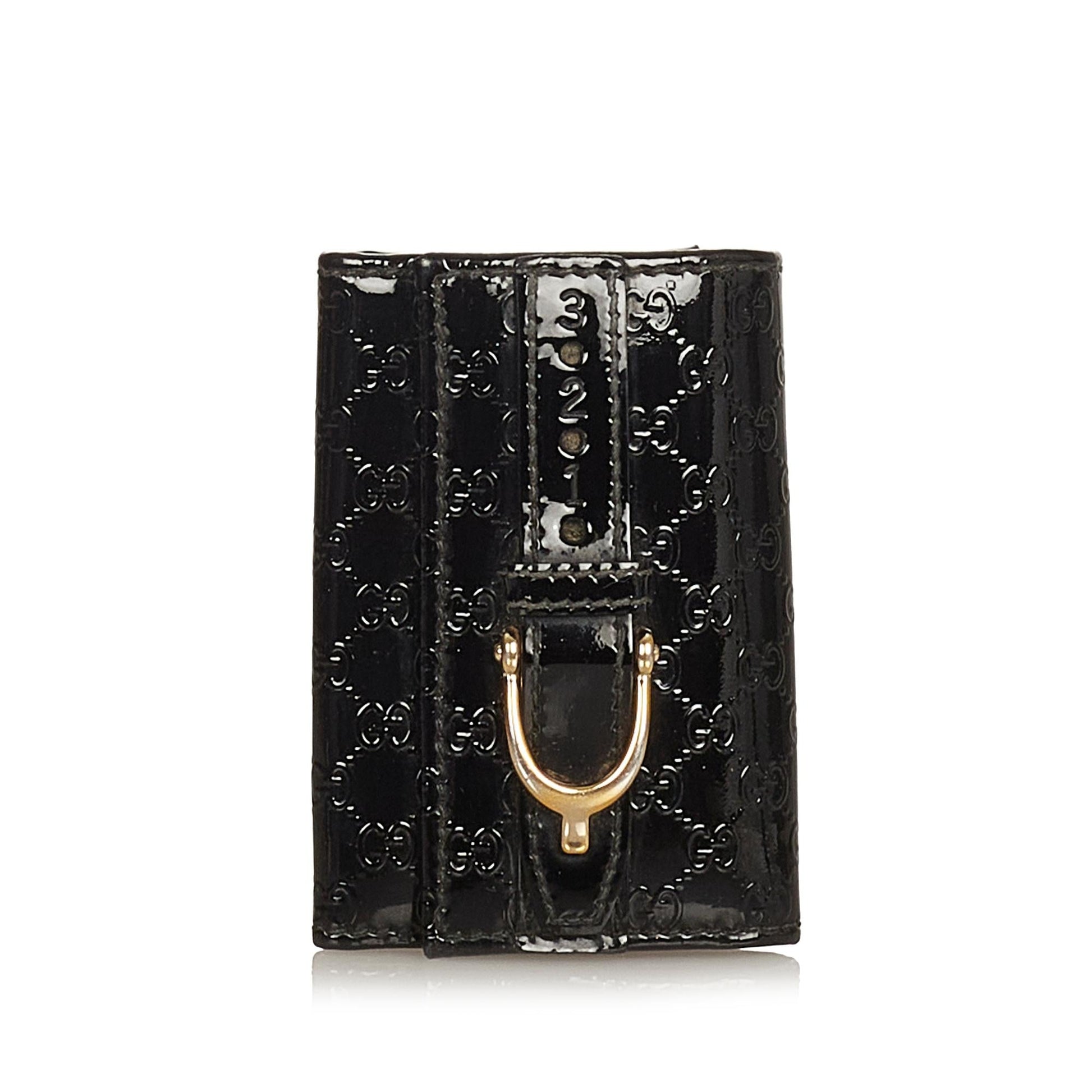 Gucci Guccissima Leather Patent Leather Handbag