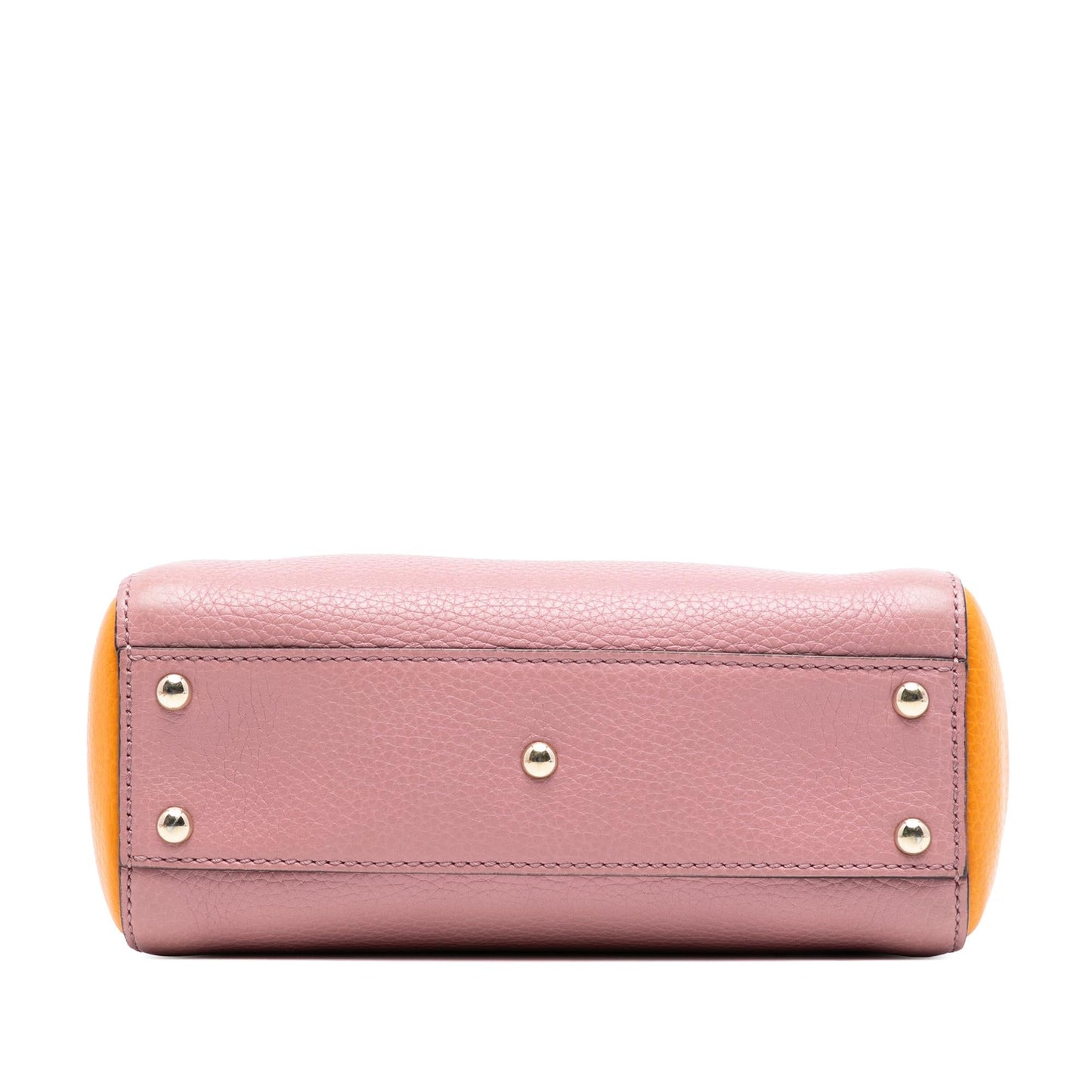 Gucci Mini Bicolor Calfskin Bamboo Shopper Satchel