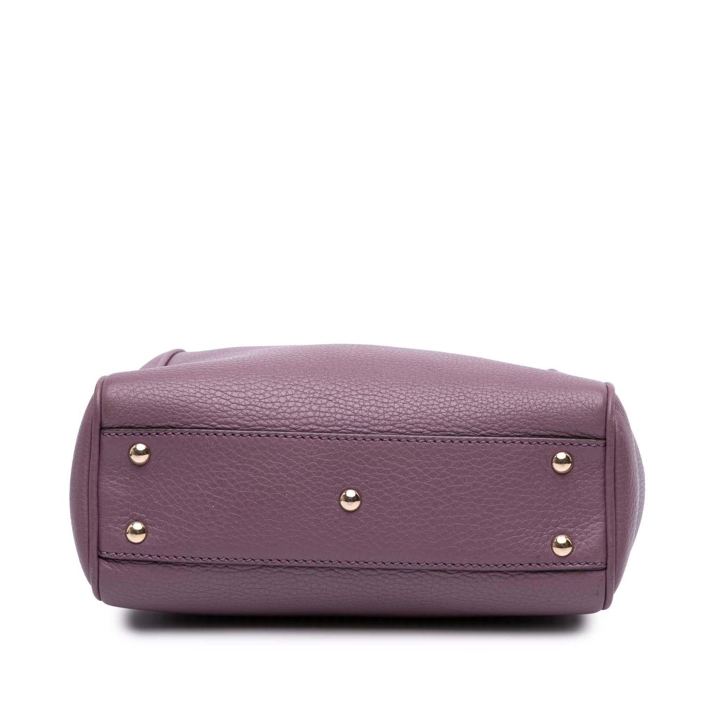Gucci Mini Calfskin Bamboo Shopper Satchel