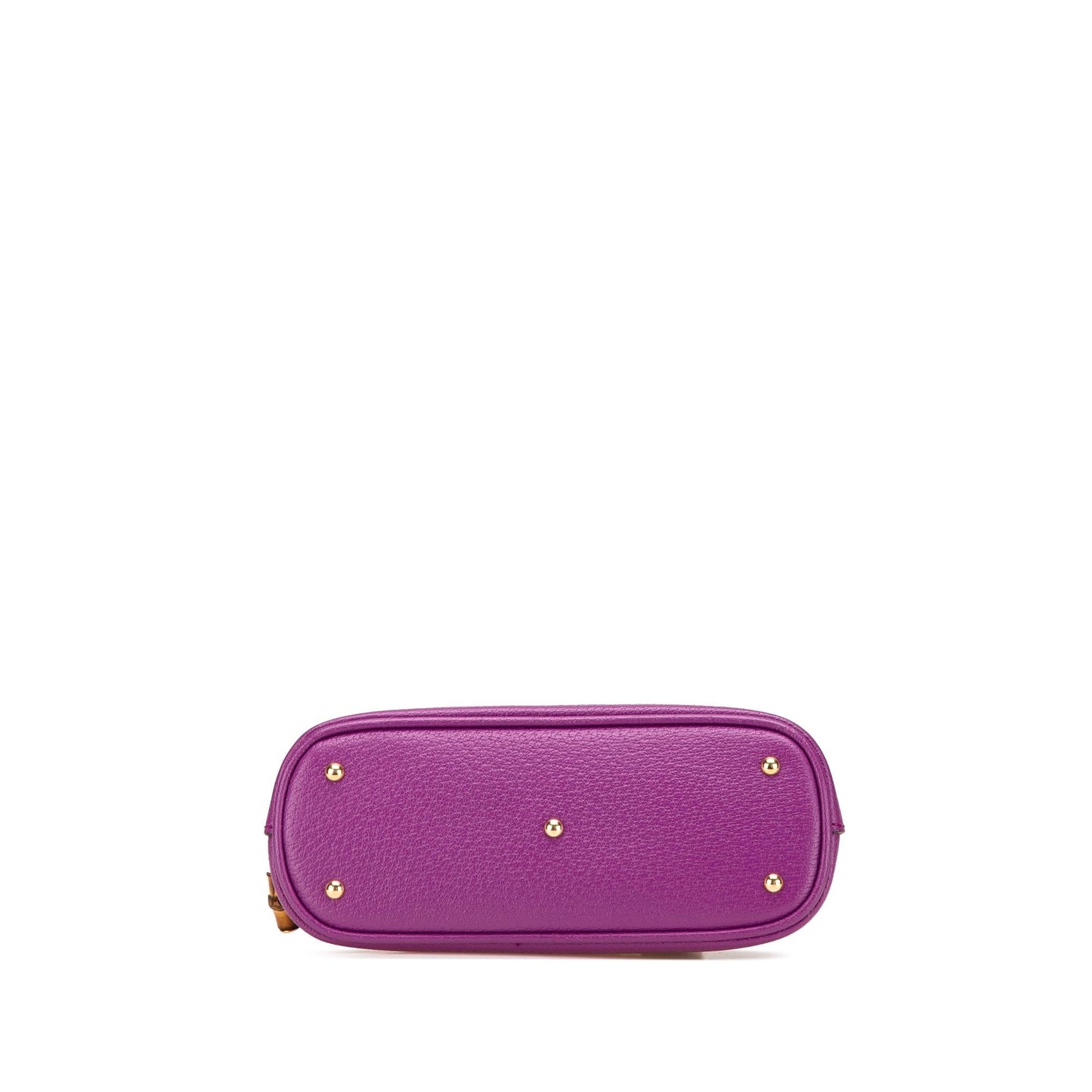 Gucci Mini Dollar Calfskin Bamboo Diana Dome Satchel