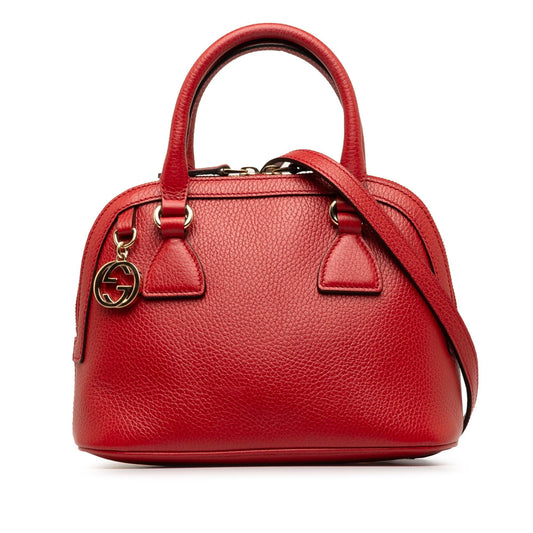 Gucci Mini GG Charm Dome Satchel (SHG-5aHUiP)