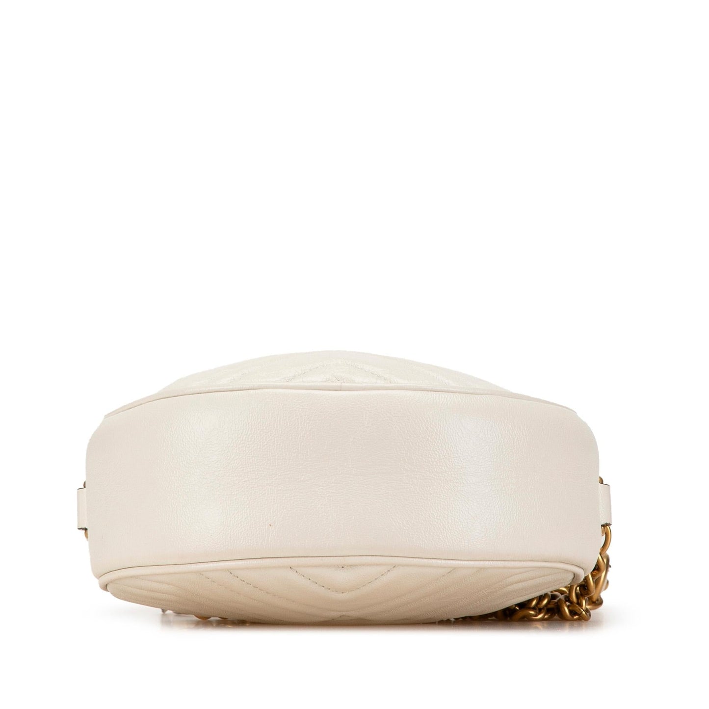 Gucci Mini GG Marmont Leather Matelasse Round Crossbody