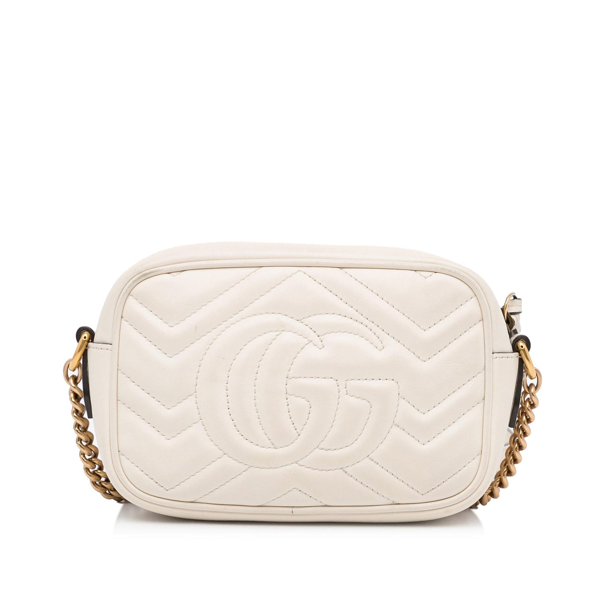 Gucci Mini GG Marmont Matelasse Crossbody (SHG-hPqMcj)