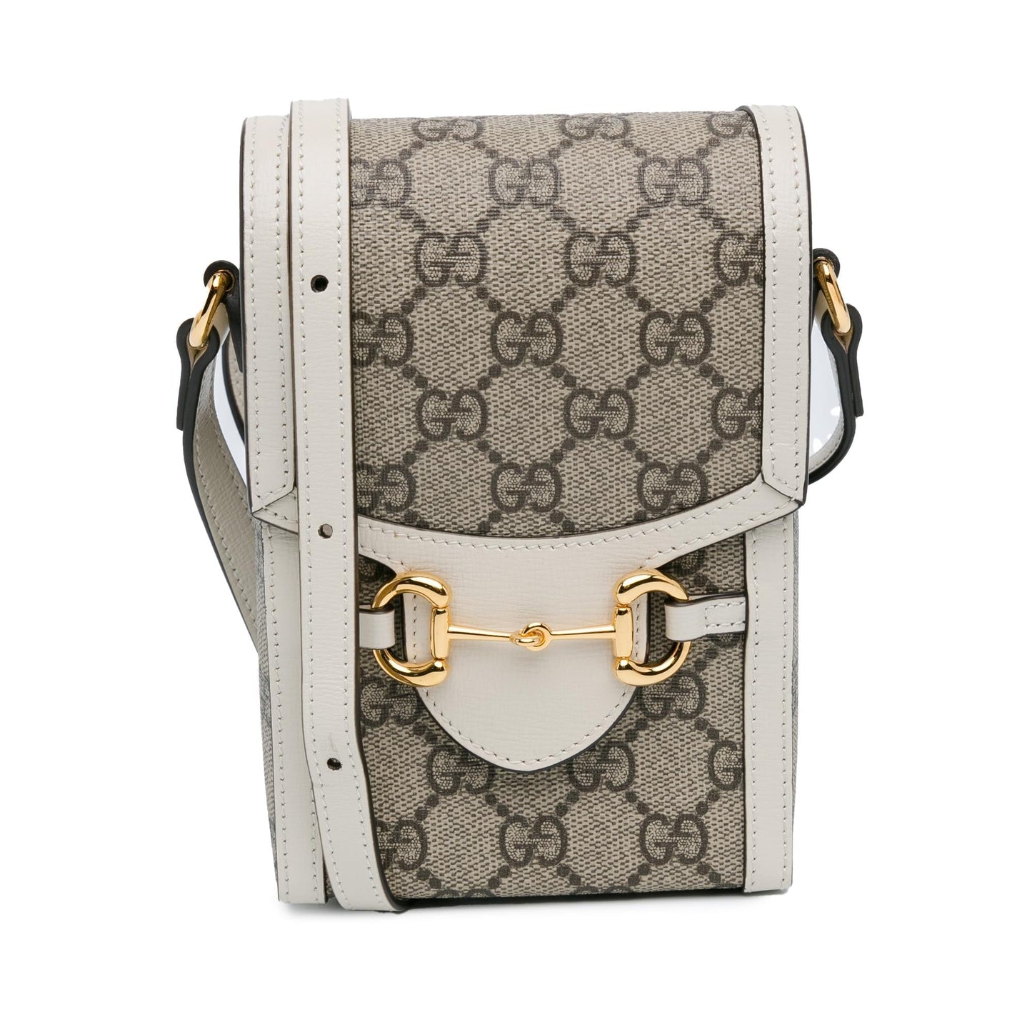 Gucci Mini GG Supreme Horsebit 1955 Crossbody Bag (SHG-aKOQUF)