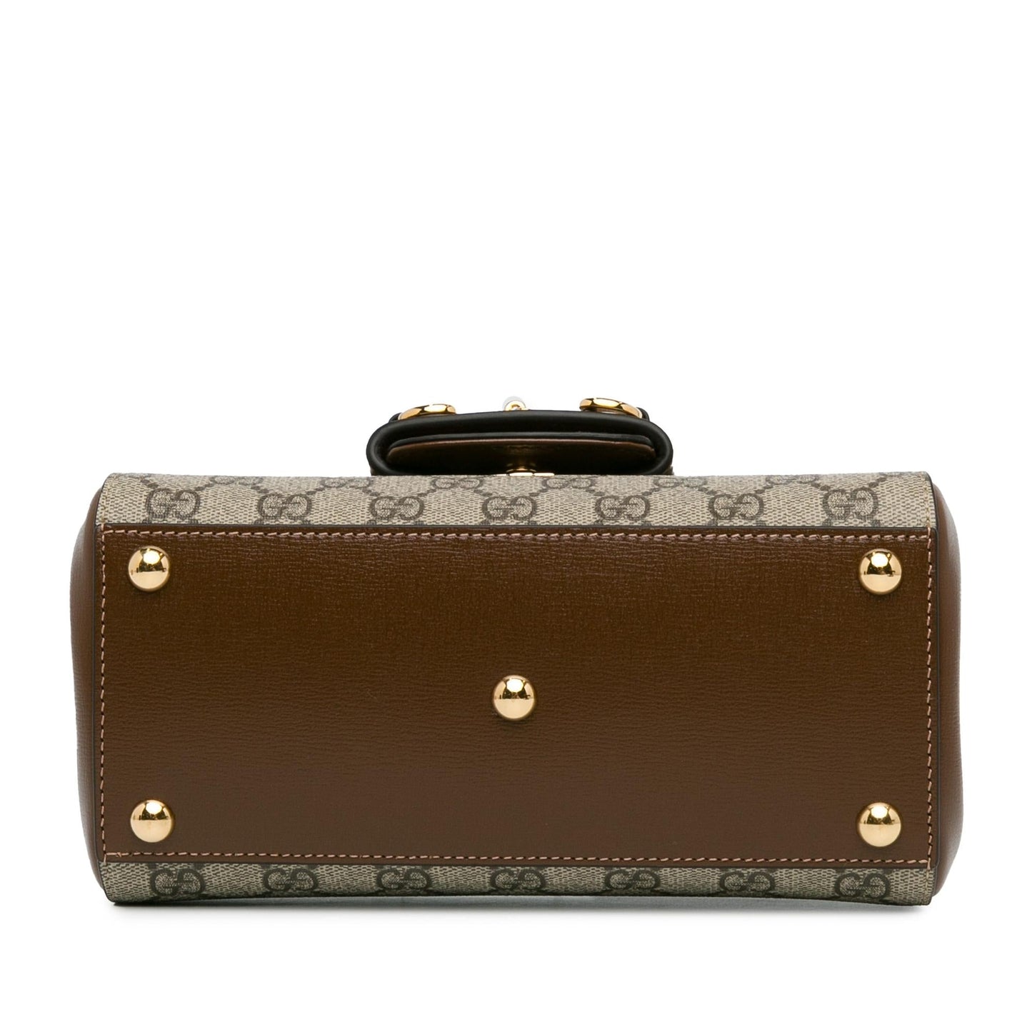 Gucci Mini GG Supreme Horsebit 1955 Satchel (SHG-SrwnA0)