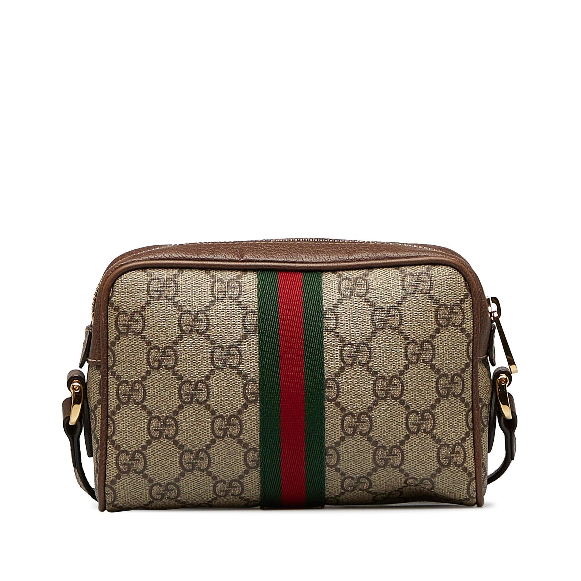 Gucci Mini GG Supreme Ophidia Crossbody Bag (SHG-1GcAmr)