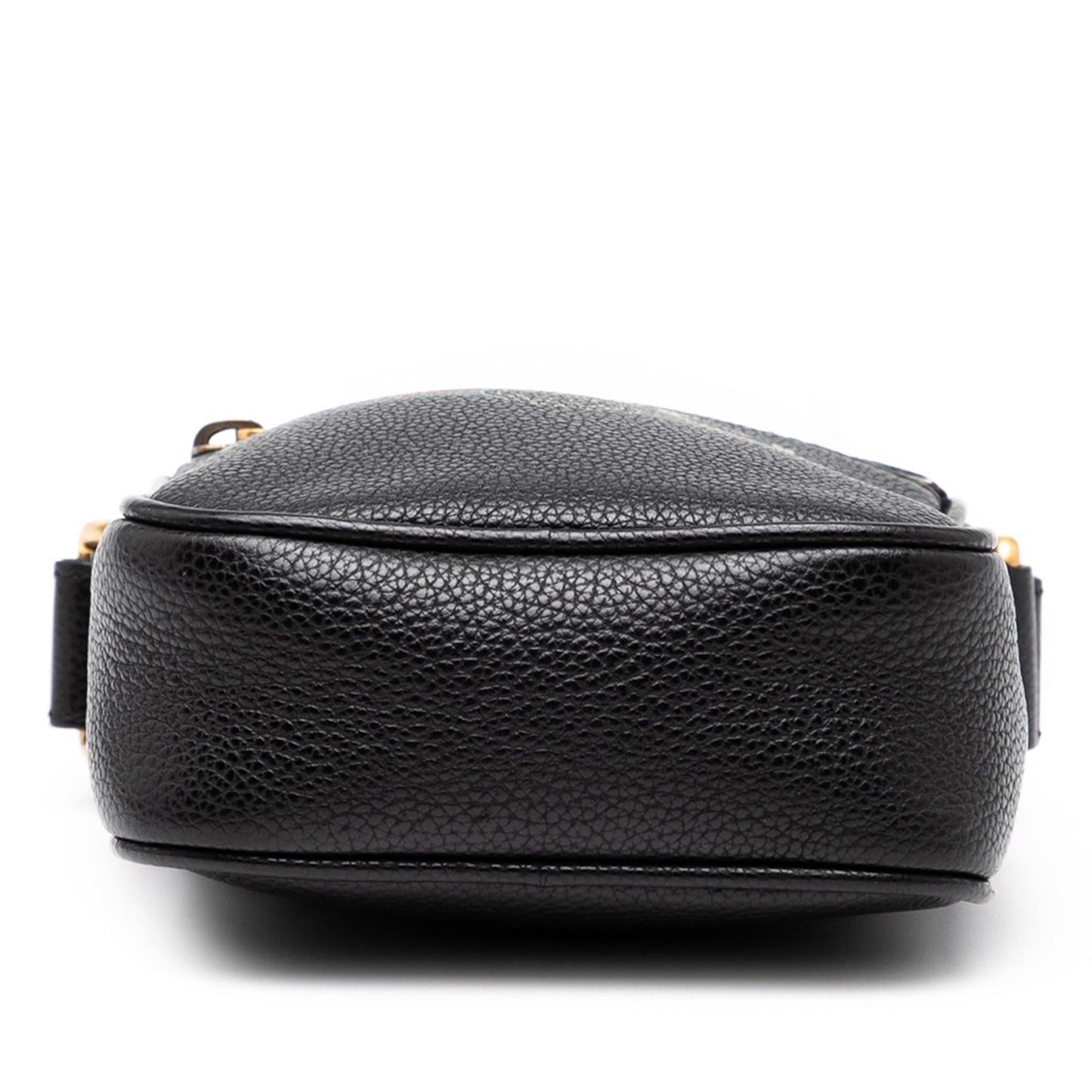 Gucci Mini Grained Calfskin Logo Crossbody