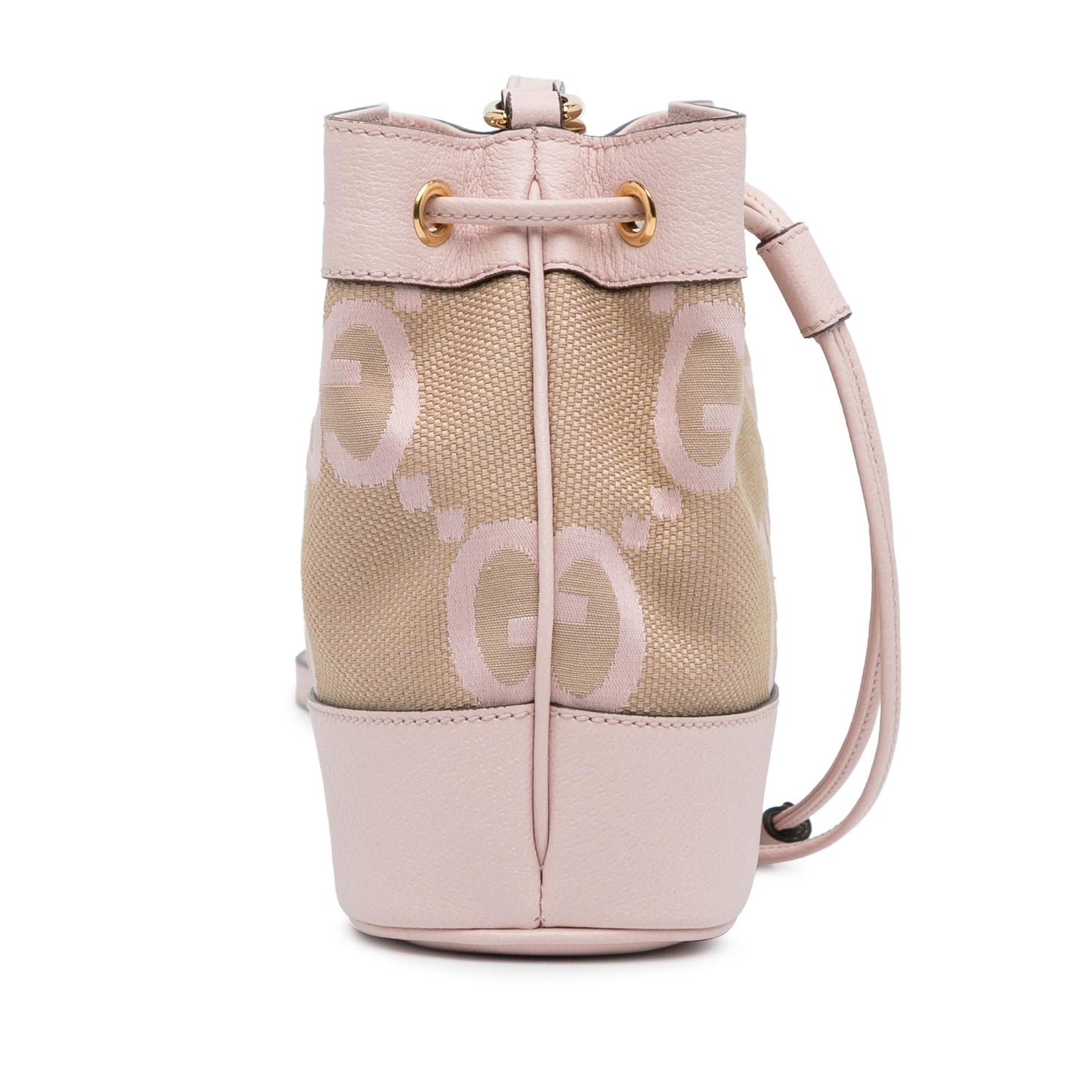Gucci Mini Jumbo GG Canvas Ophidia Bucket Bag (SHG-7iNxcN)