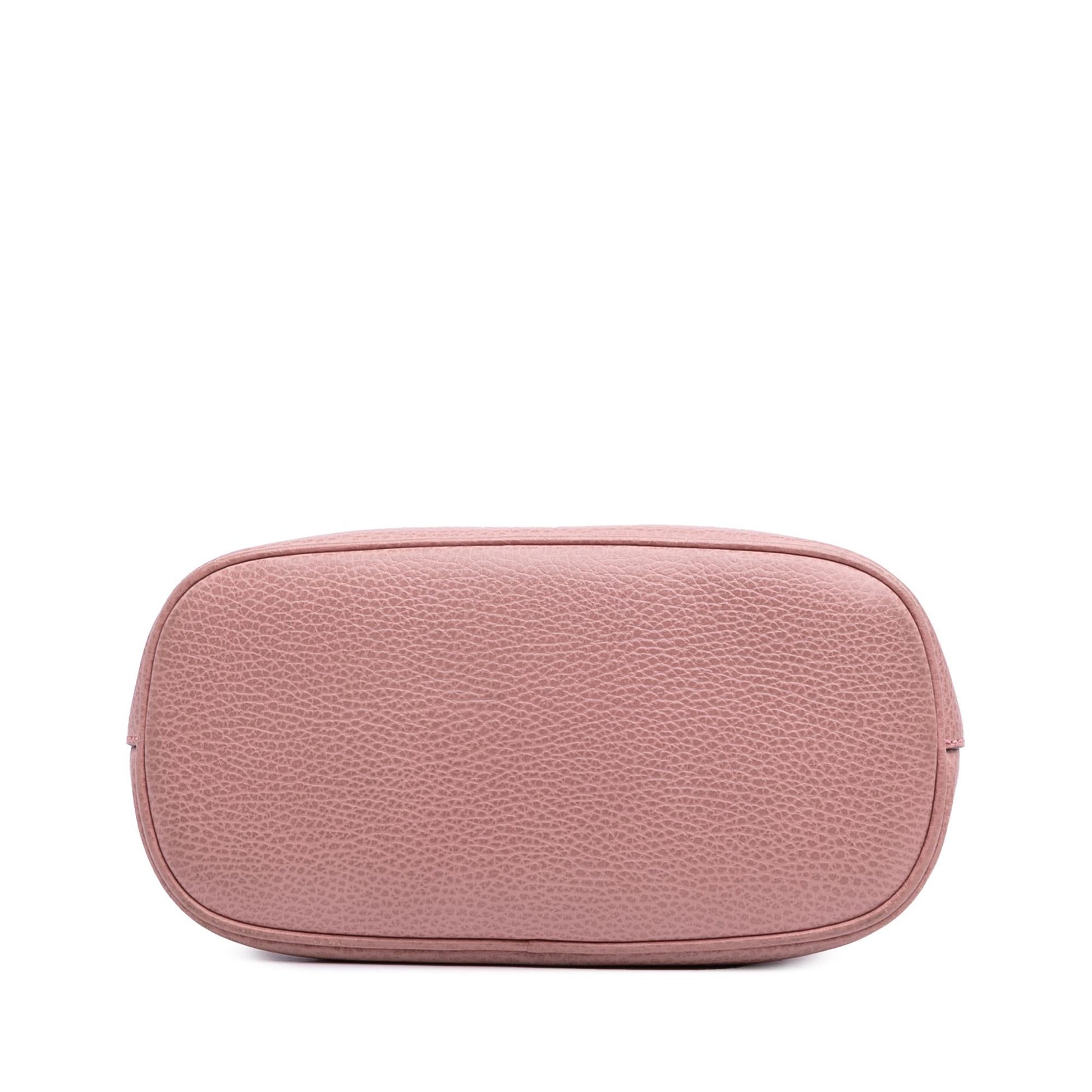 Gucci Mini Leather GG Charm Dome Satchel