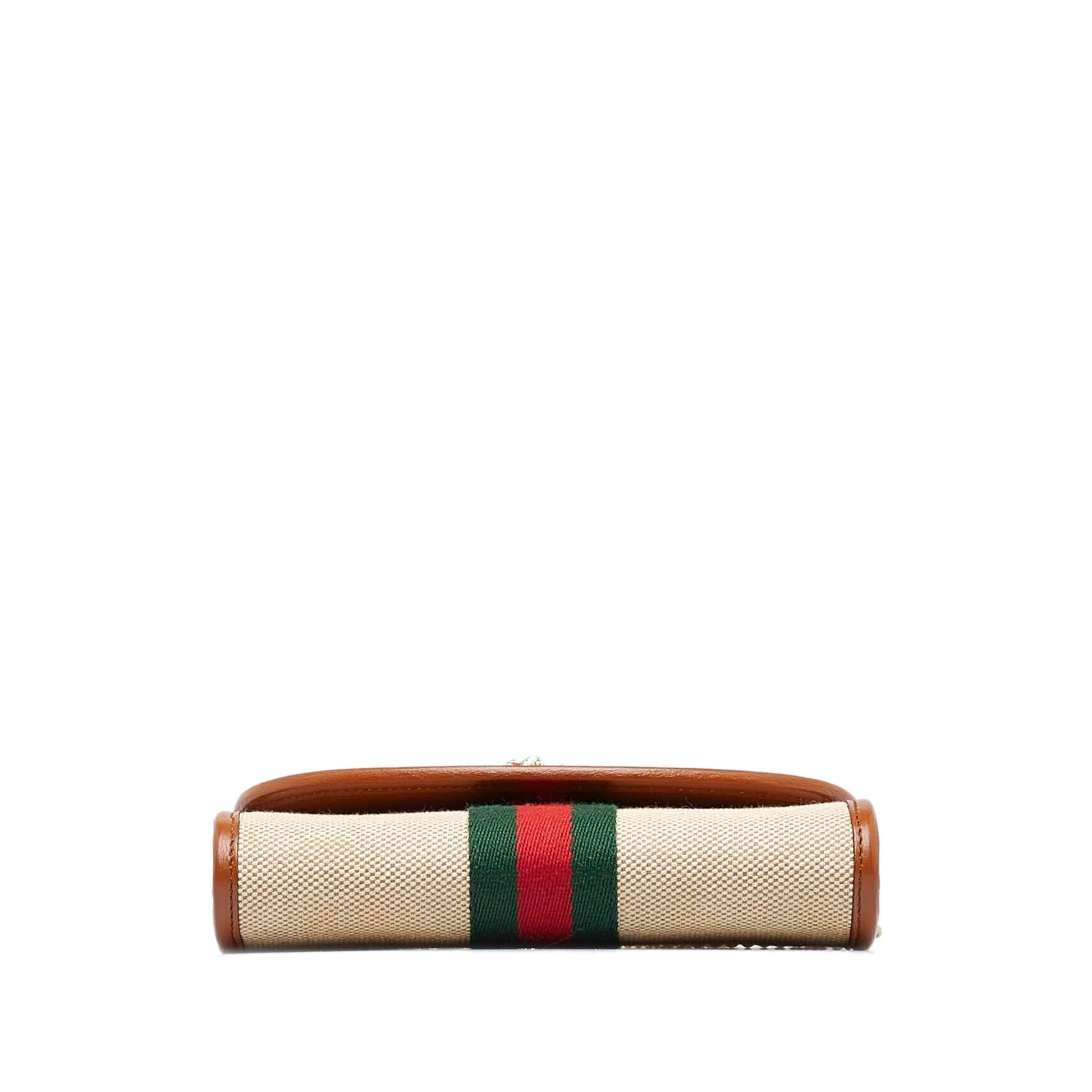 Gucci Mini Rajah Web Chain Crossbody Bag (SHG-01btm5)