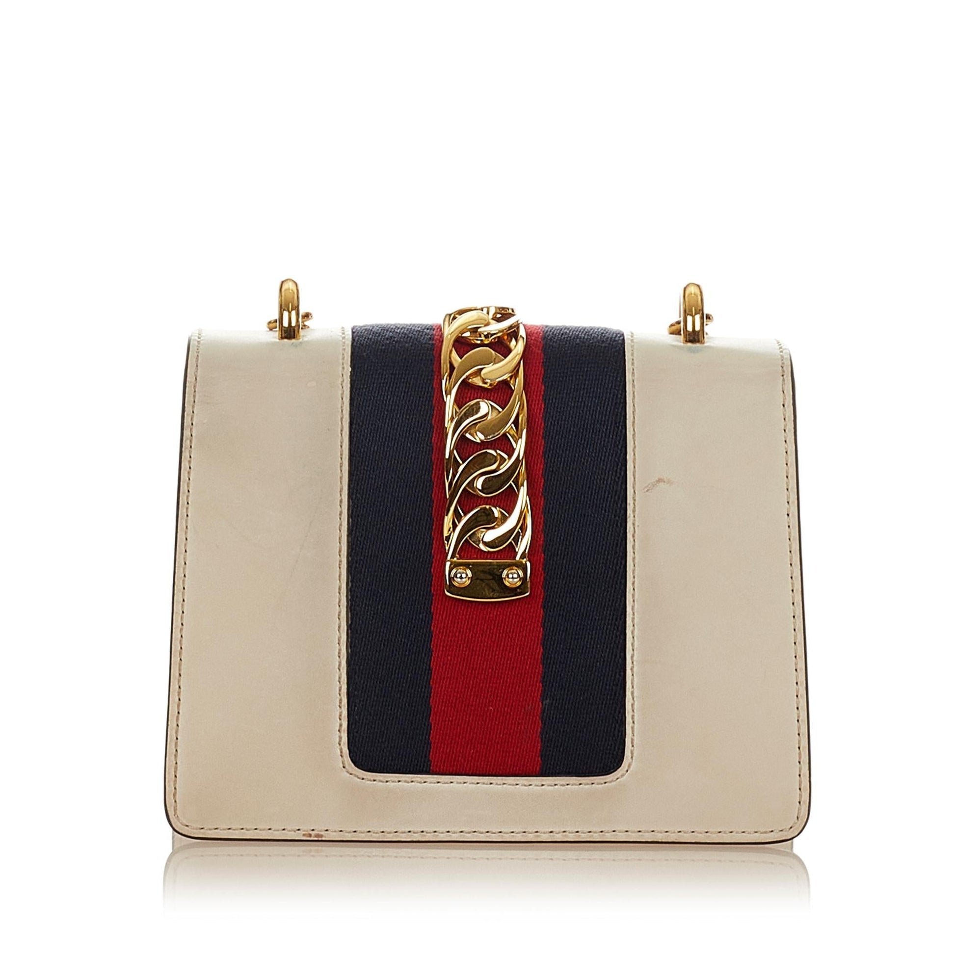 Gucci Sylvie Leather Chain Shoulder Bag Style 6