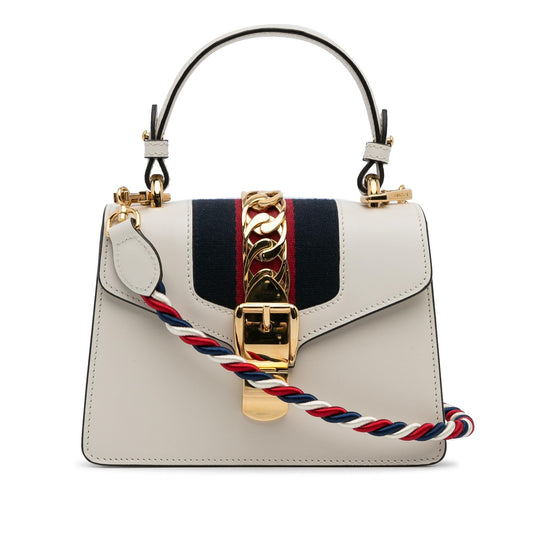 Gucci Mini Sylvie Satchel (SHG-qnxVA0)