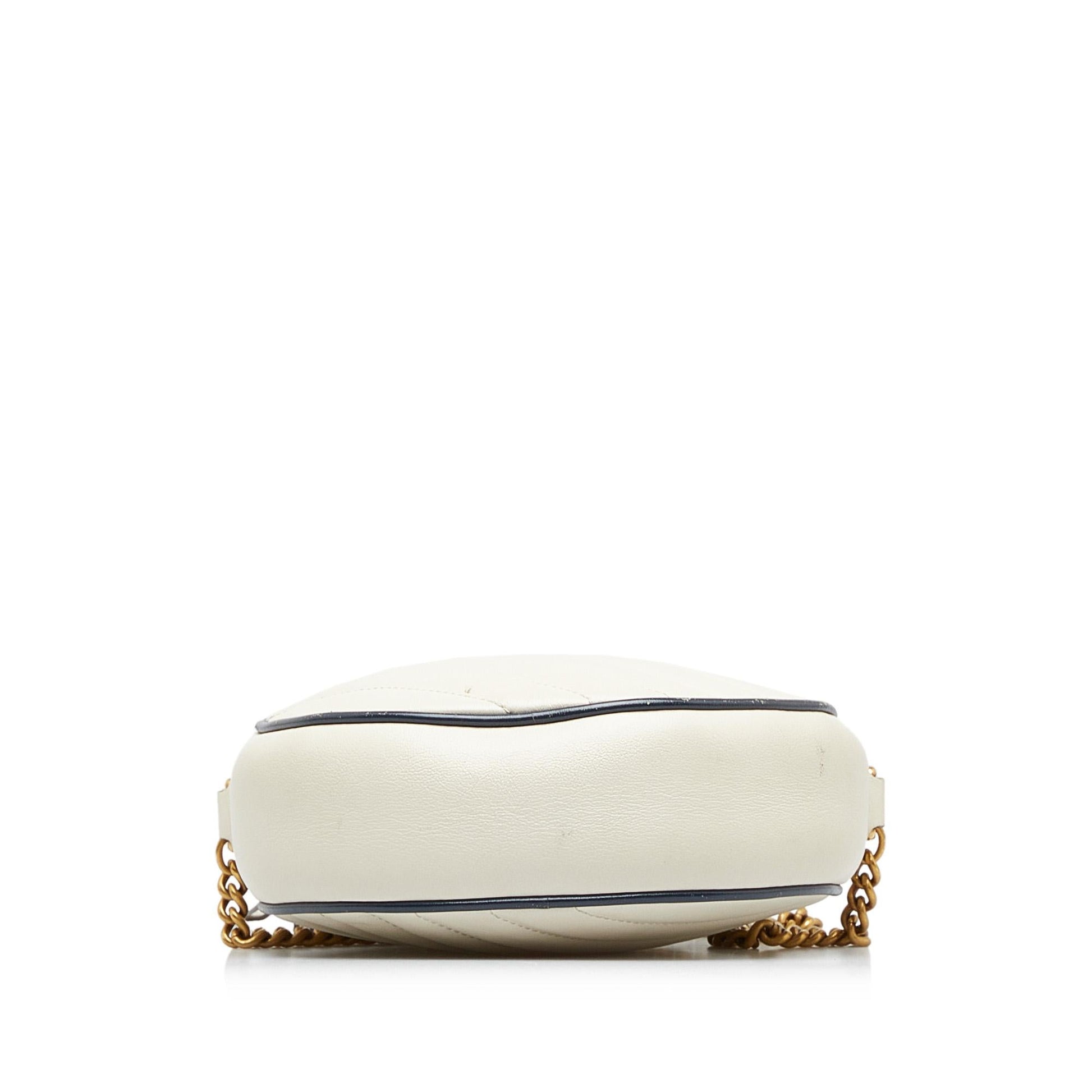 Gucci Mini Torchon GG Marmont Round Crossbody Bag (SHG-QPna6L)