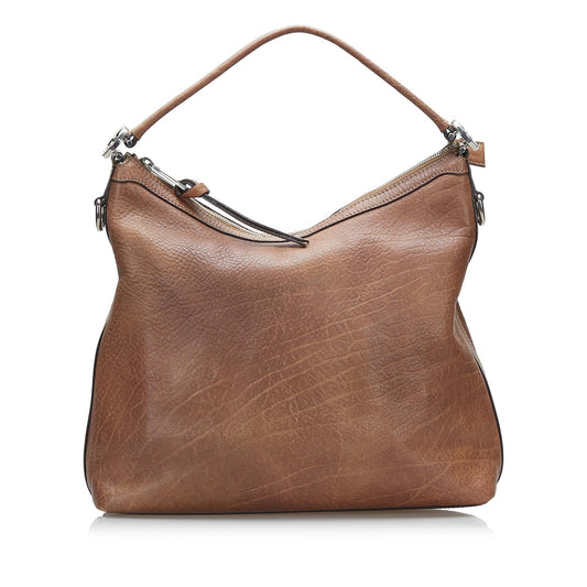 Gucci Miss GG Leather Satchel (SHG-37194)