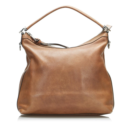 Gucci Miss GG Leather Satchel (SHG-7ayd0Q)