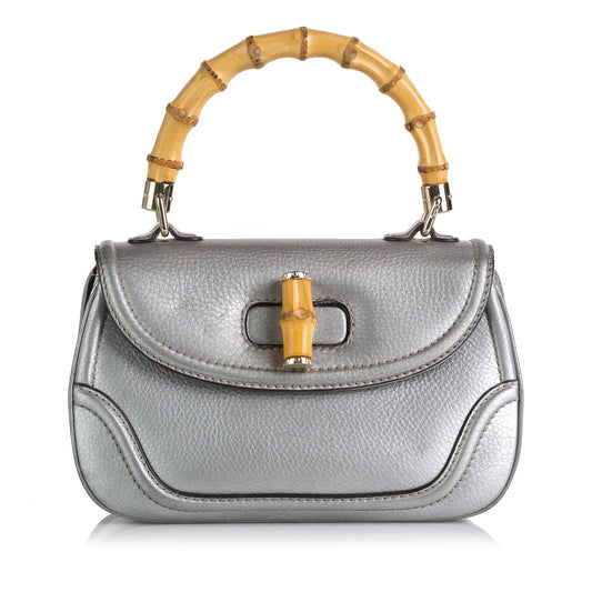 Gucci New Bamboo Leather Handbag (SHG-35959)
