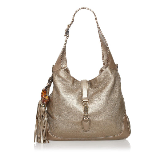 Gucci New Jackie Leather Satchel (SHG-31181)