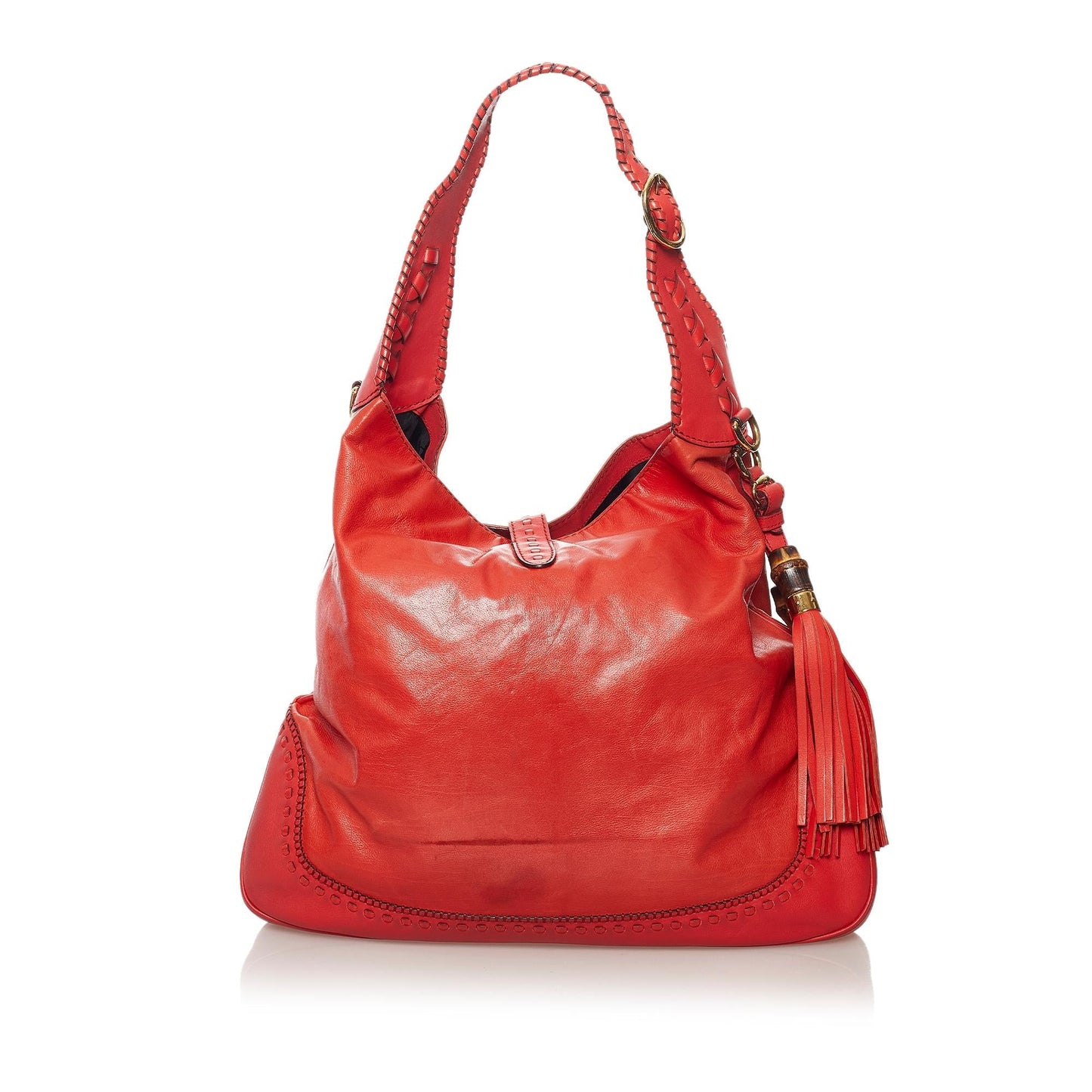 Gucci New Jackie Leather Shoulder Bag (SHG-31581)