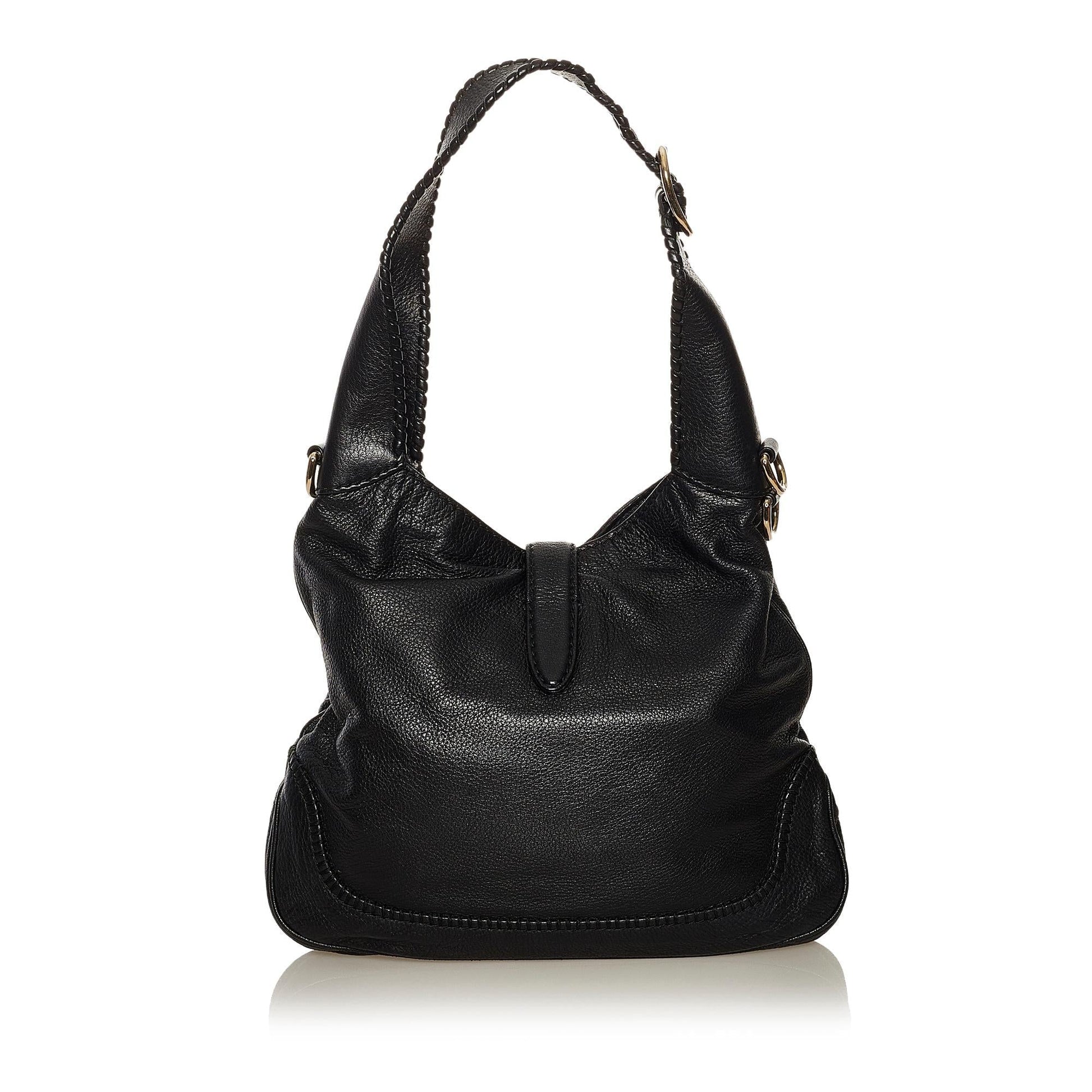 Gucci New Jackie Leather Shoulder Bag (SHG-34988)