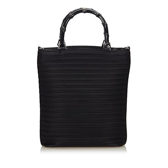 Gucci Bamboo Nylon Quilted Tote