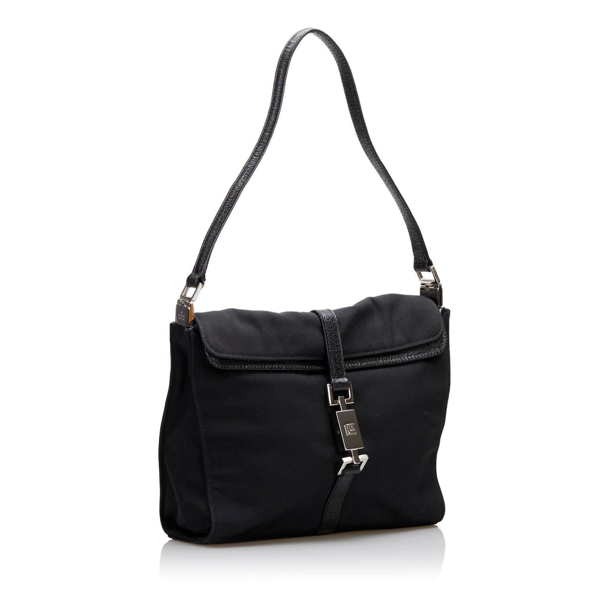 Gucci Nylon Jackie Shoulder Bag (SHG-c1Jvvt)