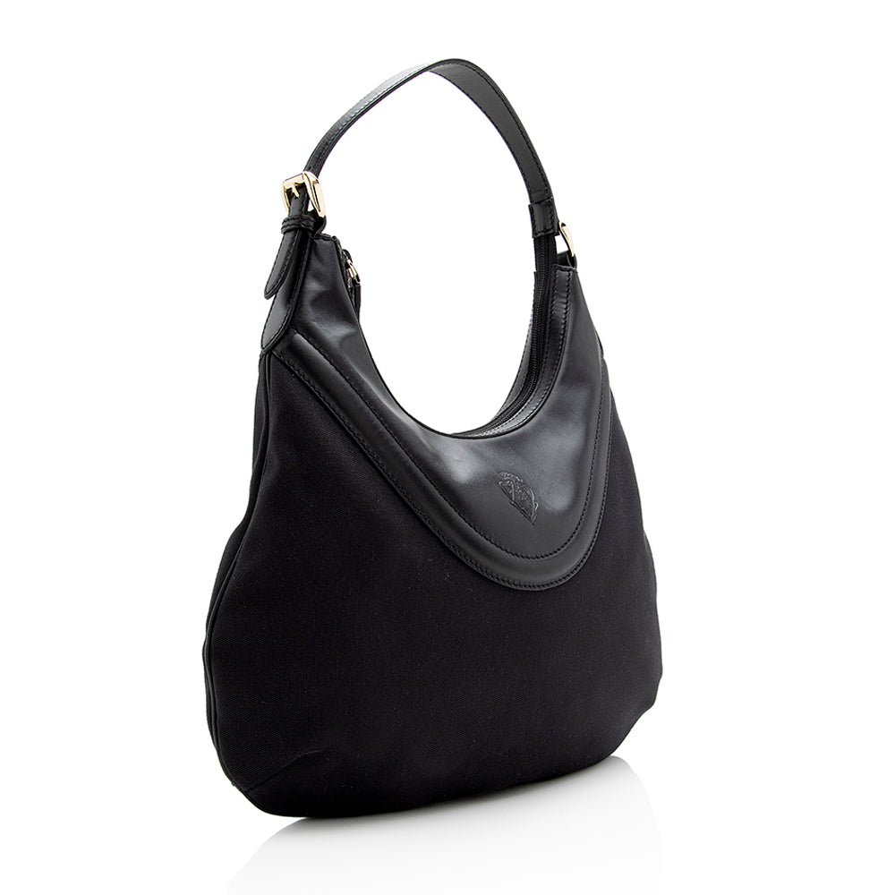 Gucci Leather Nylon Shoulder Bag Style 11