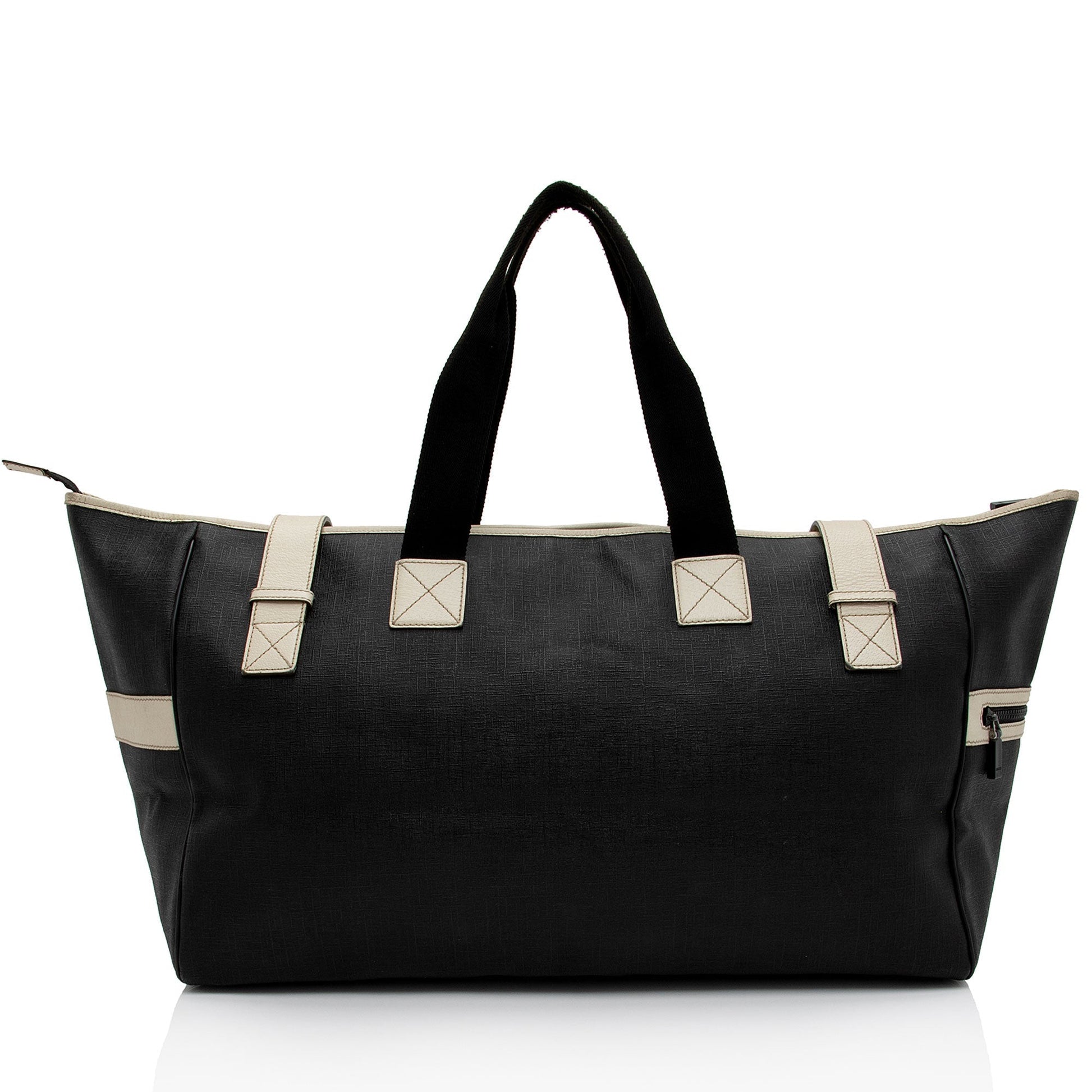 Gucci PVC Logo XL Shopper Tote (SHF-AJvk6R)