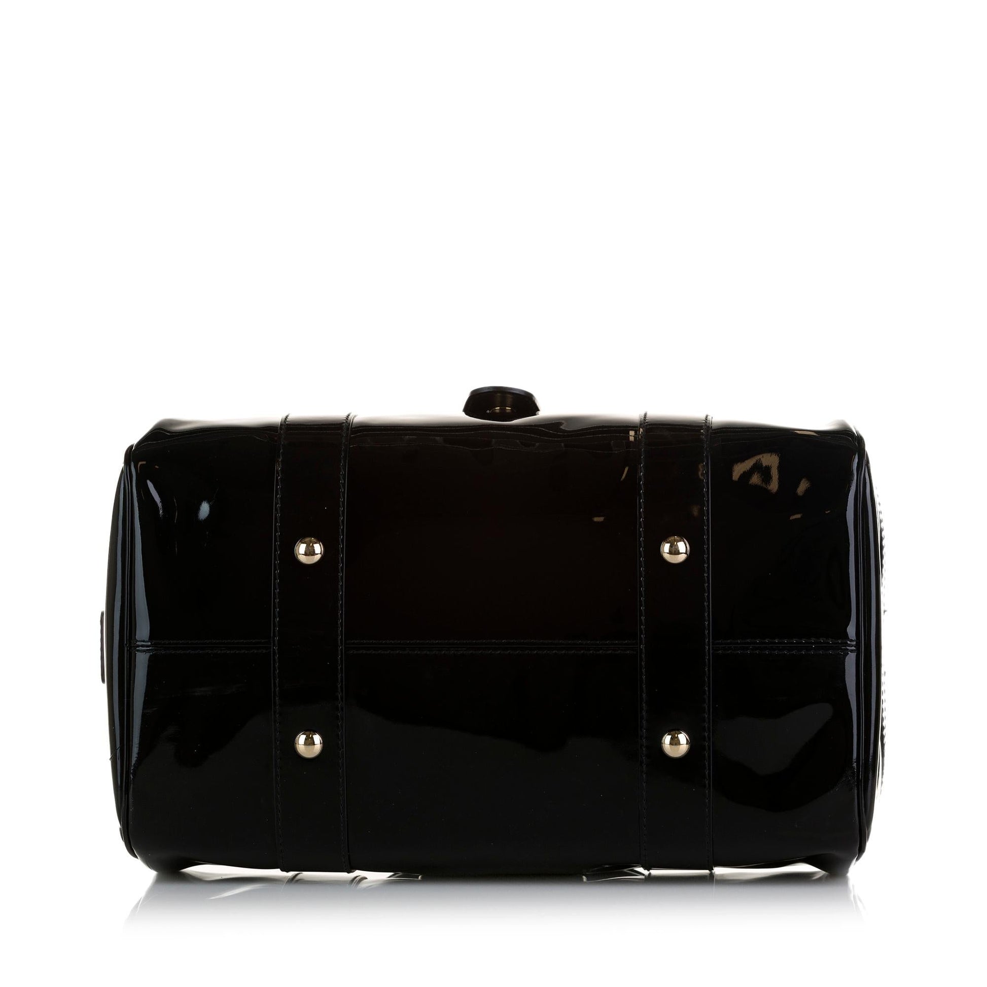 Gucci Patent Boston Bag (SHG-SjjnhF)