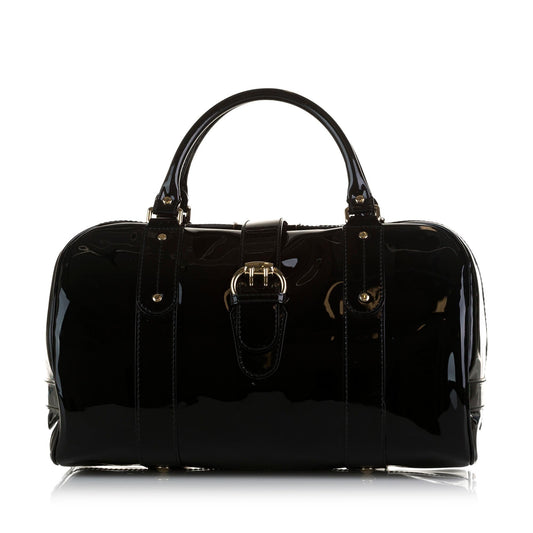 Gucci Patent Boston Bag (SHG-SjjnhF)