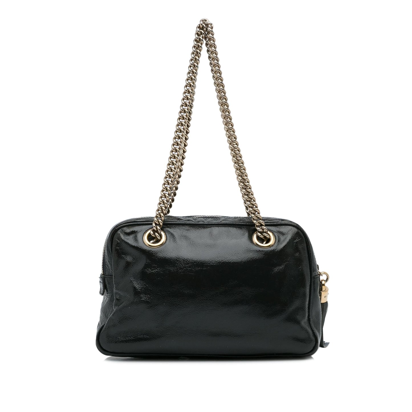Gucci Patent Soho Chain Shoulder Bag (SHG-EHEZ8m)