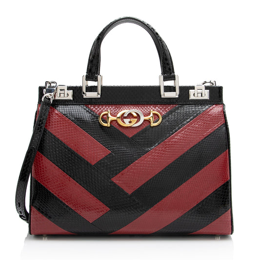 Gucci Python Zumi Medium Tote (SHF-23133)