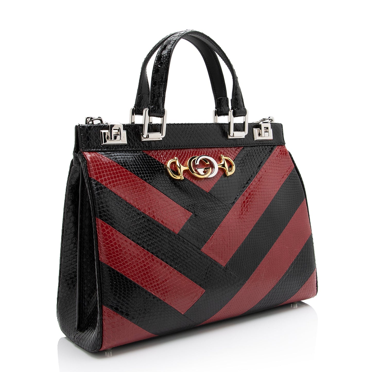 Gucci Python Zumi Medium Tote (SHF-23133)