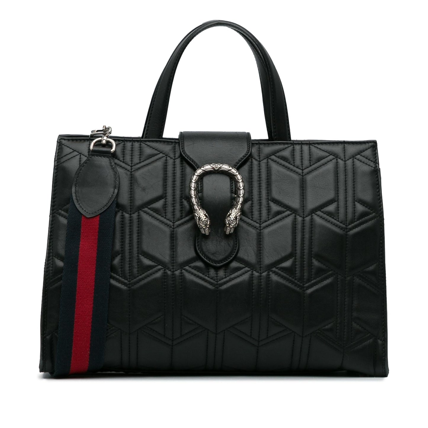 Gucci Quilted Dionysus Web Satchel (SHG-)