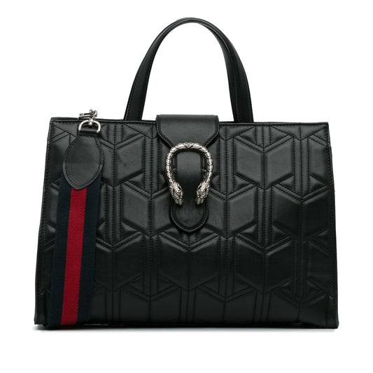 Gucci Quilted Dionysus Web Satchel (SHG-)