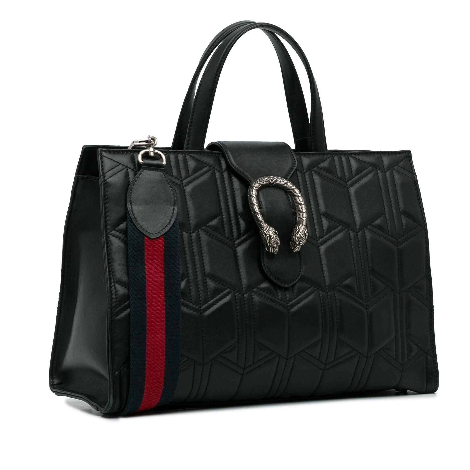 Gucci Quilted Dionysus Web Satchel (SHG-)