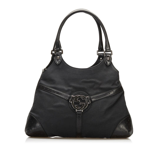 Gucci Reins Canvas Hobo Bag (SHG-35581)