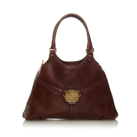 Gucci Reins Leather Shoulder Bag (SHG-29067)