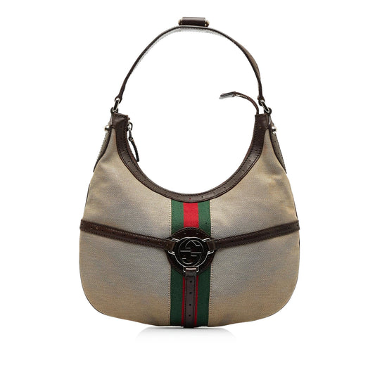 Gucci Reins Web Hobo (SHG-rDthGg)