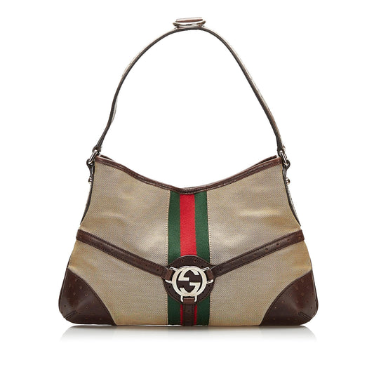 Gucci Reins Web Shoulder Bag (SHG-35499)