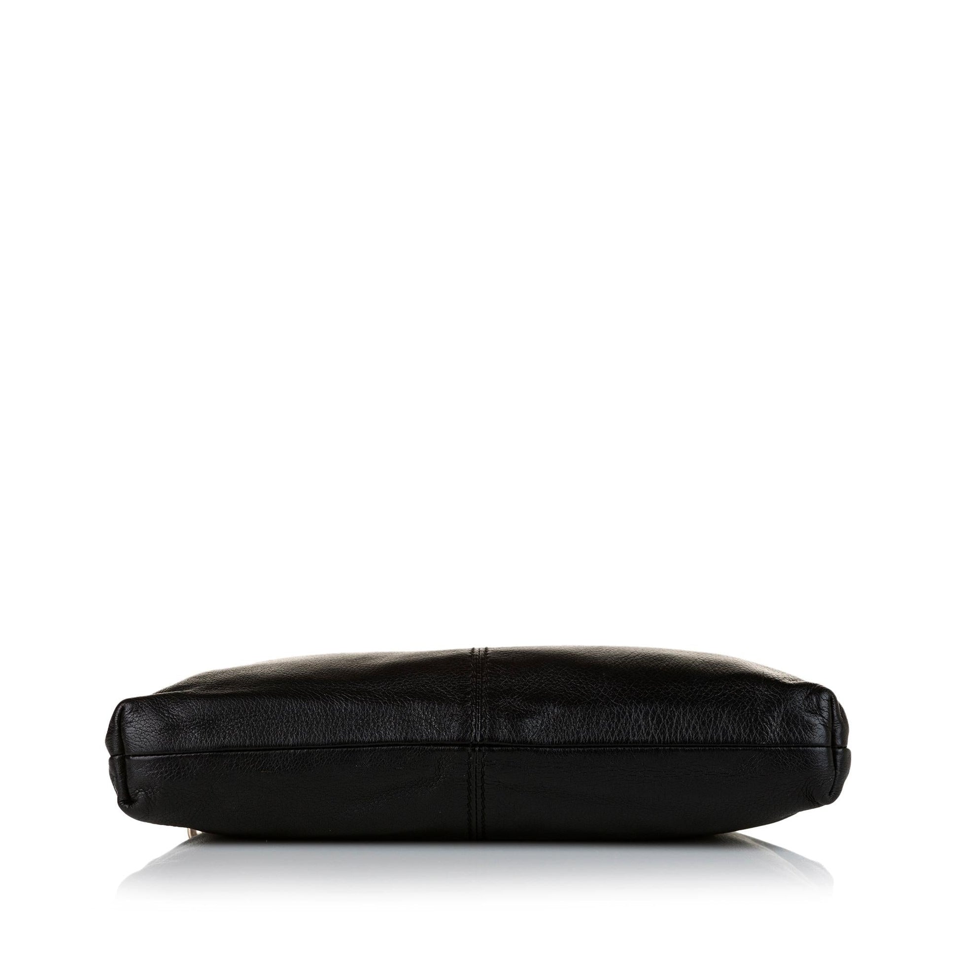 Gucci Sienna Leather Clutch Bag (SHG-34427)