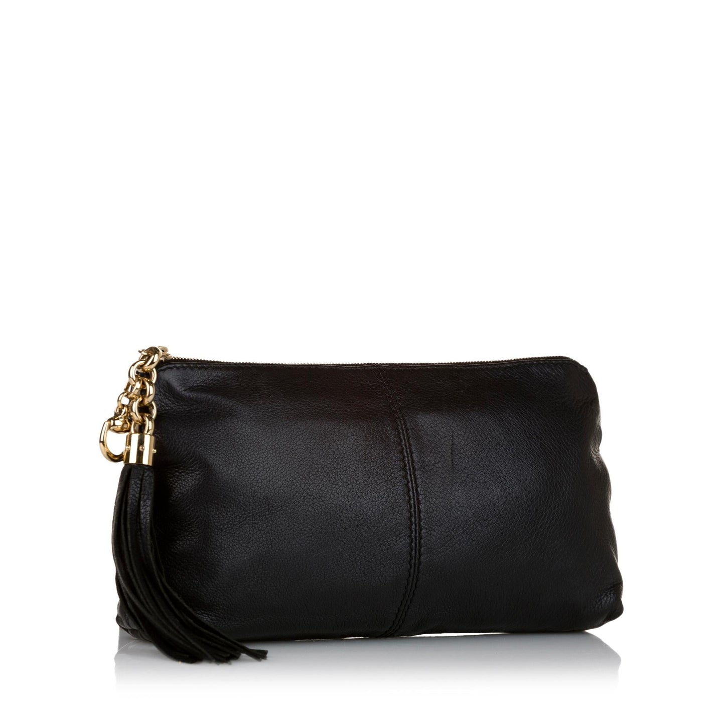 Gucci Sienna Leather Clutch Bag (SHG-34427)
